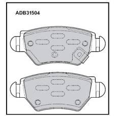 ADB31504 Allied Nippon Тормозные колодки