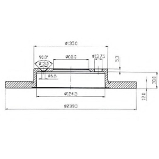 BDC1046 QUINTON HAZELL Тормозной диск