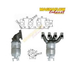 75809 MAGNAFLOW Катализатор