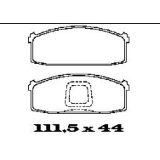 BL1155A1 FTE Колодки тормозные