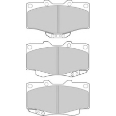 DBP370797 DURON Комплект тормозных колодок, дисковый тормоз