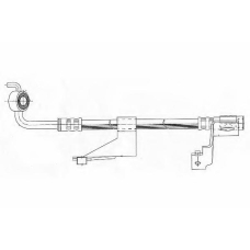 FHY2175 FERODO Тормозной шланг