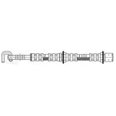 511762 KAWE Тормозной шланг