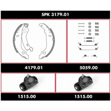 SPK 3179.01 ROADHOUSE Комплект тормозов, барабанный тормозной механизм