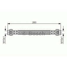 1 987 476 869 BOSCH Тормозной шланг