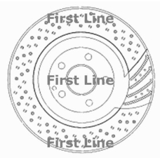 FBD1539 FIRST LINE Тормозной диск