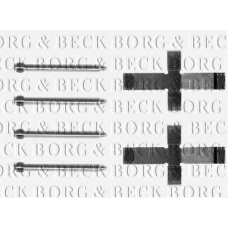 BBK1192 BORG & BECK Комплектующие, колодки дискового тормоза