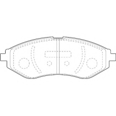 WBP23974A WAGNER LOCKHEED Комплект тормозных колодок, дисковый тормоз