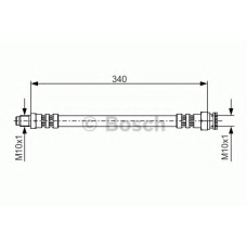 1 987 476 393 BOSCH Тормозной шланг