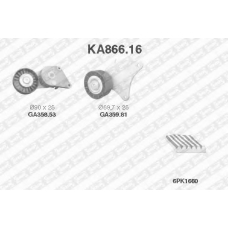 KA866.16 SNR Поликлиновой ременный комплект