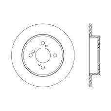 BDA2660.10 OPEN PARTS Тормозной диск
