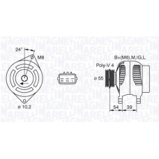 063377441010 MAGNETI MARELLI Генератор