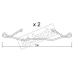 KIT.094 fri.tech. Комплектующие, колодки дискового тормоза