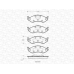 363702160588 MAGNETI MARELLI Комплект тормозных колодок, дисковый тормоз