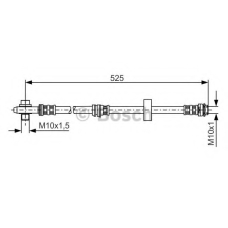 1 987 476 945 BOSCH Тормозной шланг