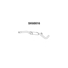 SK60016 VENEPORTE Предглушитель выхлопных газов