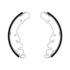 8DB 355 000-481 HELLA PAGID Комплект тормозных колодок