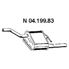 04.199.83 EBERSPACHER Глушитель выхлопных газов конечный