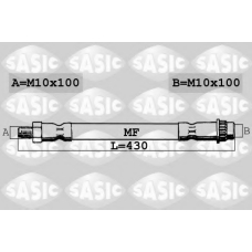 6604006 SASIC Тормозной шланг