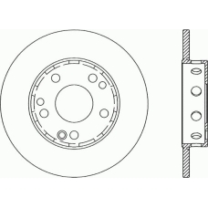 BDR1291.10 OPEN PARTS Тормозной диск