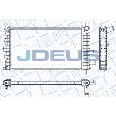 RA0120961 JDEUS Радиатор, охлаждение двигателя