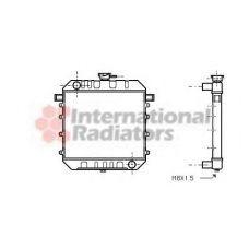 37002030 VAN WEZEL Радиатор, охлаждение двигателя