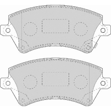 FD6964N NECTO Комплект тормозных колодок, дисковый тормоз