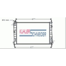 1800051 KUHLER SCHNEIDER Радиатор, охлаждение двигател