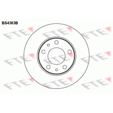 BS4363B FTE Тормозной диск