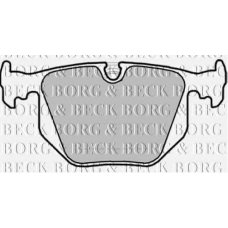 BBP1872 BORG & BECK Комплект тормозных колодок, дисковый тормоз