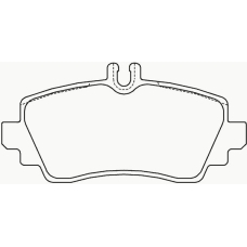 P 50 035 BREMBO Комплект тормозных колодок, дисковый тормоз