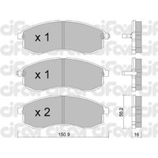 822-482-0 CIFAM Комплект тормозных колодок, дисковый тормоз