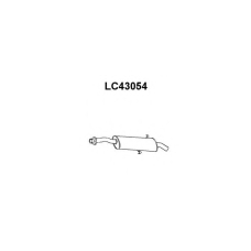 LC43054 VENEPORTE Глушитель выхлопных газов конечный