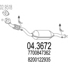 04.3672 MTS Катализатор