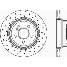 BDRS1996.25 OPEN PARTS Тормозной диск