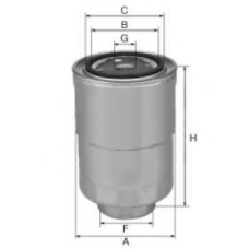 XN4001 UNIFLUX FILTERS Топливный фильтр