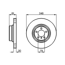 0 986 479 003 BOSCH Тормозной диск