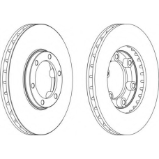 DDF1685-1 FERODO Тормозной диск