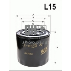 1118504609 Jp Group Масляный фильтр