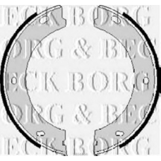 BBS6084 BORG & BECK Комплект тормозных колодок