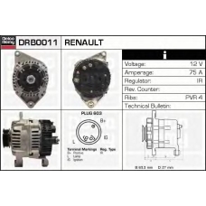 DRB0011 DELCO REMY Генератор