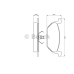0 986 424 364 BOSCH Комплект тормозных колодок, дисковый тормоз