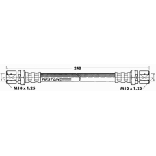 FBH6081 FIRST LINE Тормозной шланг