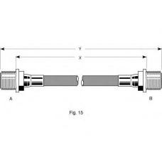 PHA135 TRW Тормозной шланг