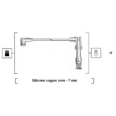 941175170758 MAGNETI MARELLI Комплект проводов зажигания