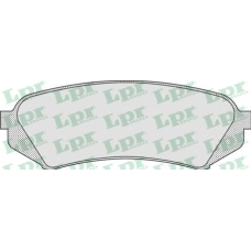 05P835 LPR Комплект тормозных колодок, дисковый тормоз
