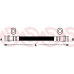 T 79 022 BREMBO Тормозной шланг
