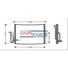 0627401 KUHLER SCHNEIDER Конденсатор, кондиционер