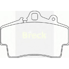 21937 00 BRECK Комплект тормозных колодок, дисковый тормоз