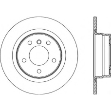 BDR2335.10 OPEN PARTS Тормозной диск